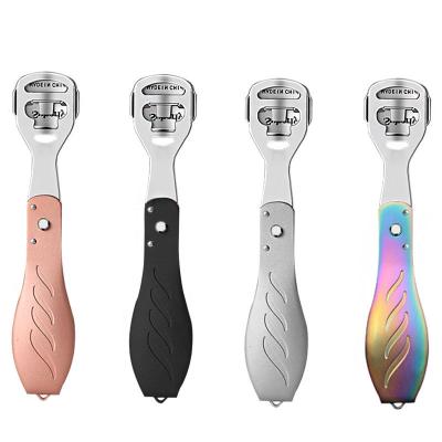 China Durable Nail supplies wholesale Professional Pedicure File Stainless Tools Feet Skin Care Foot File Callus Remover foot Manicure Tool for sale