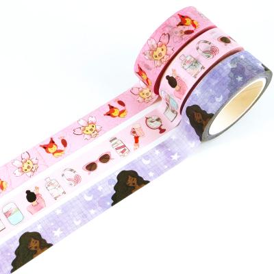 China Waterproof custom stationery printed newspaper washi-tape packaging personalizado supplier for sale