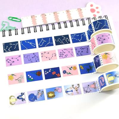 China Custom Cute Cartoon Stamp Washi Tape Japanese Printing Making Waterproof for sale