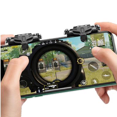 China GT02 Button Mobile Phone Holder Fire Button Game Programmable Gaming Grip Trigger Controller For PUBG Game Gamepad Joystick Game Accessories for sale