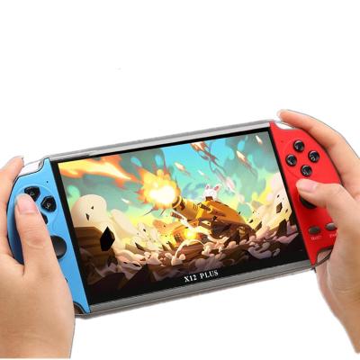 China New Portable X12 Plus 7 Inch Video Handheld Game Console Built In 10,000 Games 16GB Dual 7.0