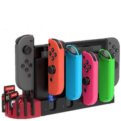 China Charging and Storage Fill Dock Compatible with Nintendo Switch OLED/Switch Joy Cons Controller and Pro Controller, with 9 Game Storage Slots for sale