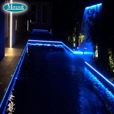 China Option LED Swimming Pool Light Plastic Fiber Optic Light Side Emitting Perimeter Lighting Designed for sale