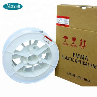 China Car End 0.75mm PMMA Lit Plastic Fiber Optic Cable for sale