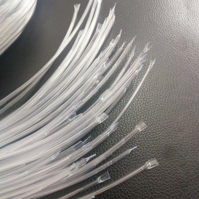 China Sensory PVC Shielded 0.75mm Light Spot Side Glow Fiber Optic Cable For Quieting for sale