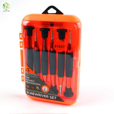 China Comfortable Handle 6 in 1 Mobile Repair Tools Cross Precision Screwdriver Set for iPhone Laptop Repair Kit for sale