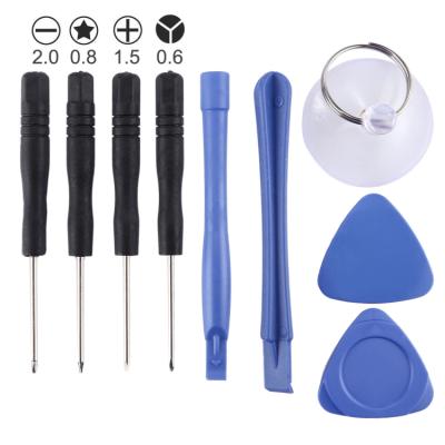 China Durable 9 in 1 Repair Tool Kit with 0.6Y Screwdriver for Mobile Phone for sale