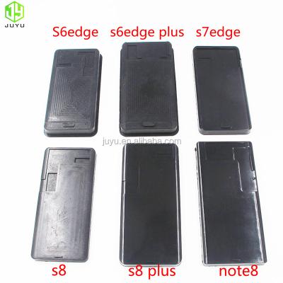 China Need or no need return cable cables lcd press mold for Samsung egde OCA press mold for Note8 rubber mat mold for all edge for sale