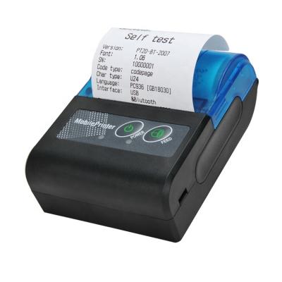 China Mini Portable Printer Mini Wireless Thermal Printer USB and Blue Tooth Label POS Printer 58mm Thermal Receipt Printer for sale