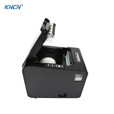 China Black And White POS Tech Support Cash Drawer Auto Cut 80mm LAN USB Serial Receipt Thermal Printer for sale