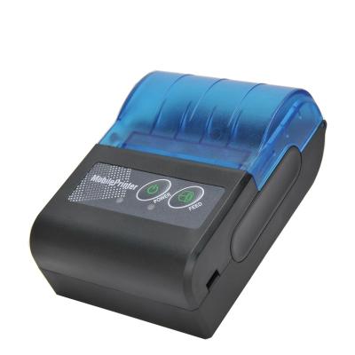 China Mini 2inch Thermal Printer 58mm Small Mobile Handheld Portable Ticket Printer Wireless Receipt Printer for sale