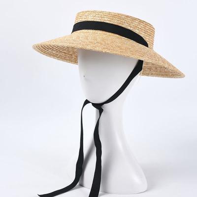 China Wholesale Women Retro Straw Hat Lady Holiday Sunscreen French Image Straw Hat for sale