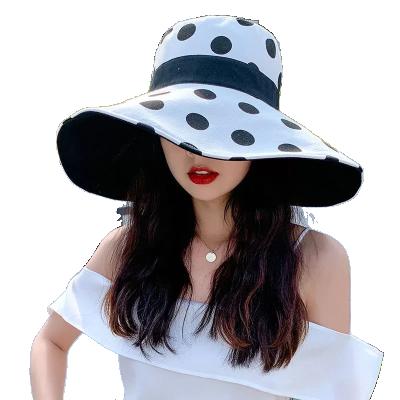 China Large breathable ladies summer gutters sun protection on both sides of the UV sun hat fisherman hat for sale