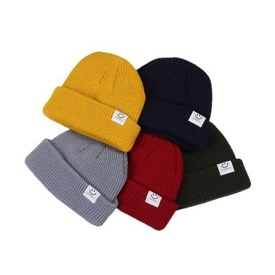 China COMMON New Autumn And Winter Cycling Thermal Windproof Hat Custom Pure Color Knitted Hat for sale