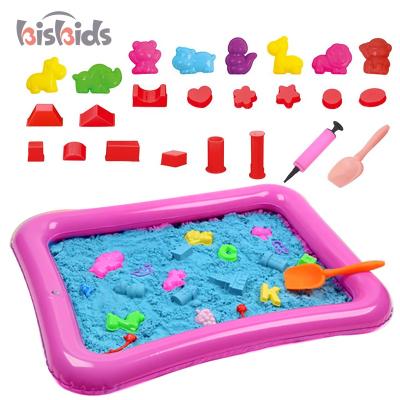 China 98% Sand + 2% Polymer Children's Play 2000g Interactive Play Clay Sand Toys Diy Space for sale