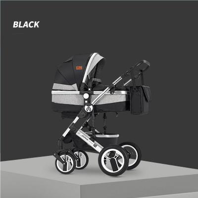 China Other Design Popular Baby Stroller 3 In 1 Luxury Baby Pram With Parent High Push Bar Travel Stroller for sale