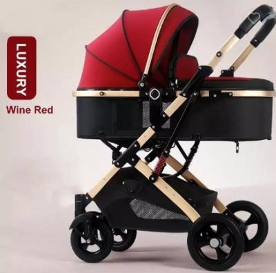 China European wholesale pram pram mum stroller fabric+linen choice landscape stroller high standard luxury hot outdoor pram for sale