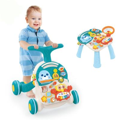 China Other Hot Selling Multifunctional Hand Push Model Music Toy Walker Baby Educational Toy for sale