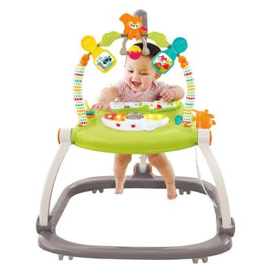 China Modern Factory Function Jump Bodybuilding With Cheap Music 8 Wheels Baby Walker for sale