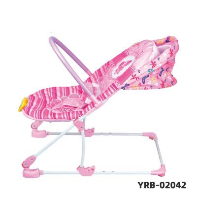 China Safety Comfortable Baby Dining Chair 2023 New Foldable Baby Rocking Chair With Sunshade Function for sale