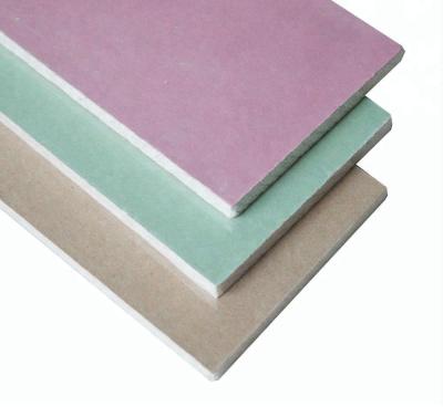 China COMMON Gypsum Board Price Malaysia 9mm Thickness Moisture Resistant Gypsum Board for sale