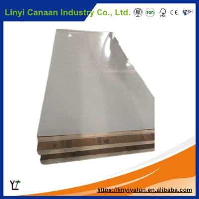 China Linyi Poplar Glossy Matt Veneer Laminated Polyester Plywood Indoor Core for sale