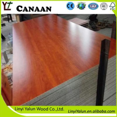 China 18mm moisture proof cheap melamine laminated particle board price to malaysia for sale