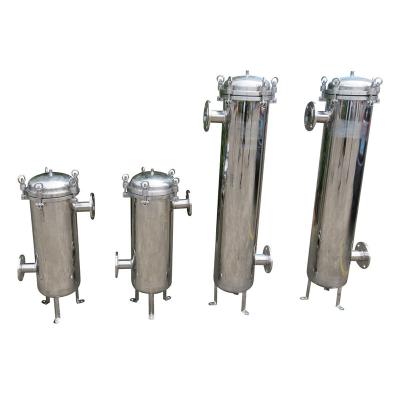 China 0.6MPa 1.0MPa Stainless Steel Pressure Bag Filter For Precision Filtration In Water Treatment for sale