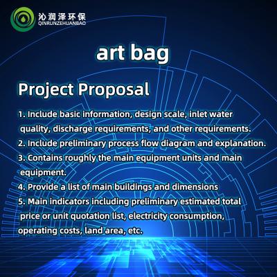 China Propuesta de proyecto de tratamiento de aguas residuales Proyecto de introducción Proceso Diagrama de flujo Unidad de cotización y costes de operación en venta