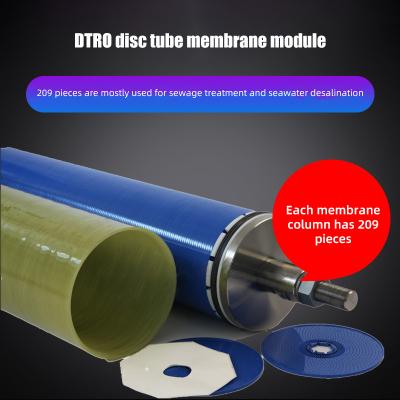 China DTRO Disc Tube Reverse Osmosis Membrane For Sewage Treatment Leachate From Garbage for sale