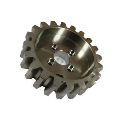 China Aluminum New Type Smooth Surface 304 Stainless Steel Worm Gear Hobbing Process Cnc Precision Machining Parts for sale