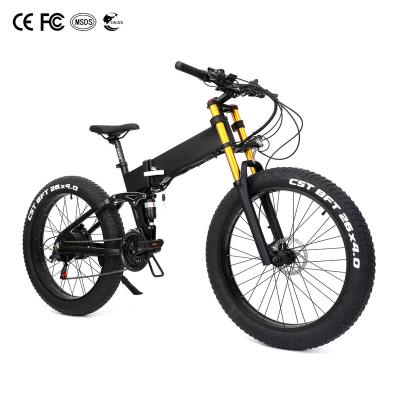 China Aluminum Alloy High End 750W 48V 14AH 21 Speed ​​Electric Bicycle Bike for sale