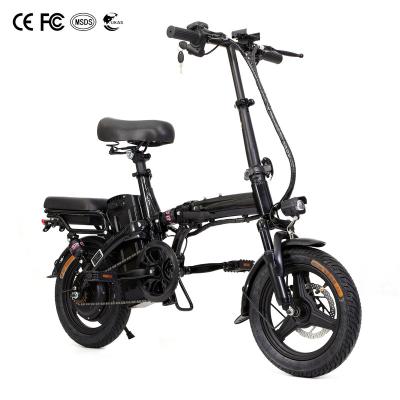 China Hot Sale 250W 48V 10AH OEM/ODM Aluminum Alloy Portable Folding Electric Bike Bicycle for sale