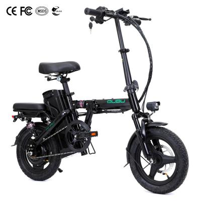 China Aluminum Alloy Hot Sale 48V 10AH Disc Brake Mechanical Foldable Electric Bicycle E Bike for sale