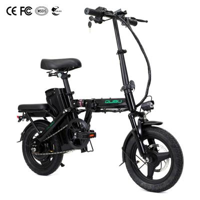 China Aluminum Alloy 250W High End Portable 48V 10AH Shack Absorb Front Fork Electric Bicycle E Bike for sale