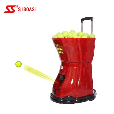 China 120W 150 Balls Portable Tennis Feeder Machine Basic Function for sale