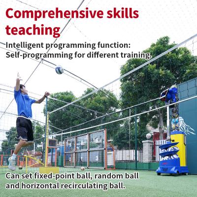 China SGS Standard Outdoor Volleyball Shooting Machine With 30pcs Balls for sale