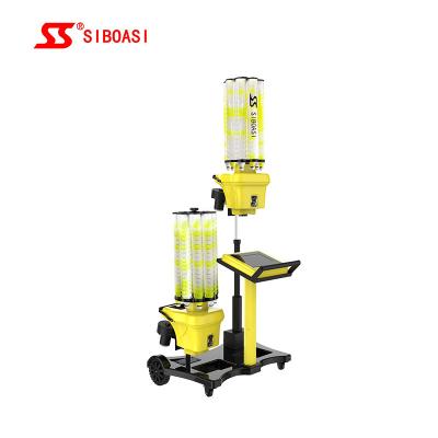 China Siboasi S8025 240W Automatic Shuttlecock Feeding Machine Yellow Color for sale