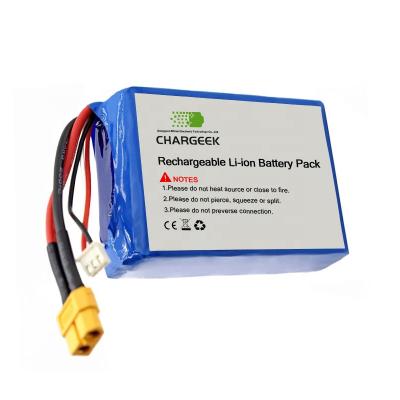 China Safe 7.4V 8.4V 12v 14.8v 18v 18650 lithium battery pack 18650 rechargeable for electric toys drone airplane models for sale