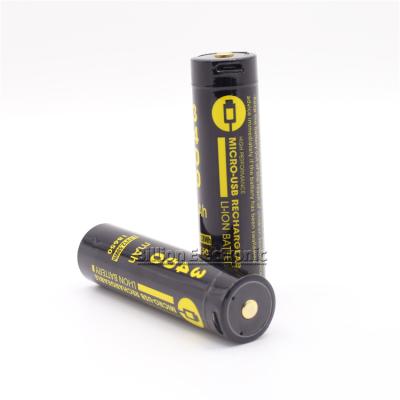 China 3.7V 3400mAH cycle life rechargeable lithium battery for sale