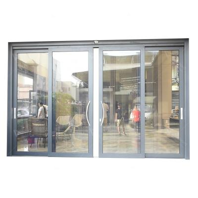 China Sliding New Design Automatic Sliding Glass Door / Patio Doors Aluminum Sliding for sale