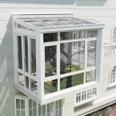 China folding aluminum screen bay window/arc aluminum glass bay windows for sale for sale