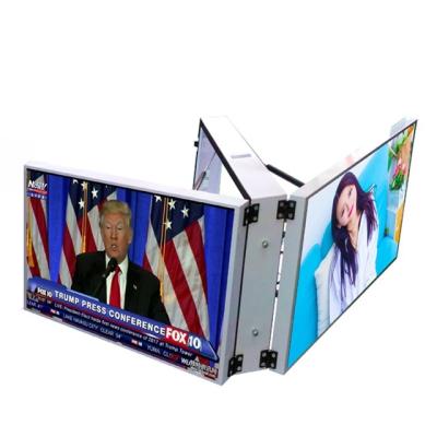 China Outdoor Advertising Led Street Advertising Signs Board Front Open Double Sided Full Color Outdoor LED Display P4 for sale