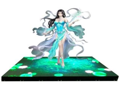 China Heavy Load Interactive Led Video Dance Floor Tile Led Stage Rental Use Screen Led Display Module 3.91mm Led Floor for sale