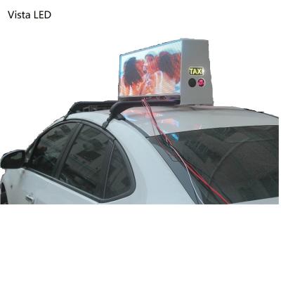 China Taxi Top Advertising Led Lighted Taxi Roof Top Advertising Sing And Light Up for sale