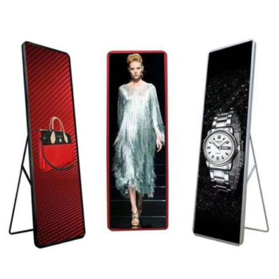 China Ultra Thin Indoor P2 LED Mirror Indoor Display Screen, LED Poster Billboard For Advertising for sale