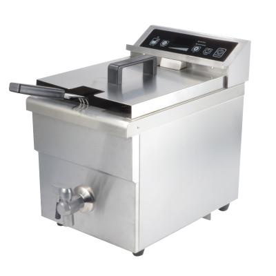 China Hotels Top Cost Effective Wholesale Standard High In Stock Commercial Electric Induction Deep Fryer Machine for sale