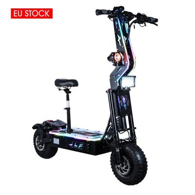 China Newest Design Adults Off Road FLJ 14inch 8000W Fast Speed ​​Unisex Electric Scooter Max Range 80-300kms 60V/72V Dual Motor Tire E Scooter for sale