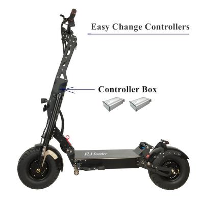 China FLJ 80Ah Biggest Acrylic Led Pedal Brand 6000w Battery 13inch Motor 13inch Powerful Mobility Scooter 60v With Led Acrylic Pedal For Adult for sale