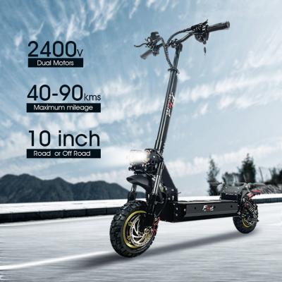 China Men 2400W FLJ 10 Inch Big Tire Scooter Adults 48V Electric Mobility Scooter for sale